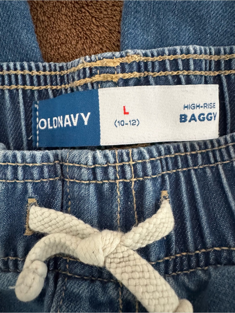 Old Navy High-Rise Baggy Jeans - Denim Blue